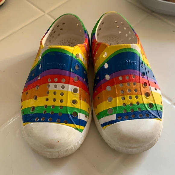 Native rainbow shoes